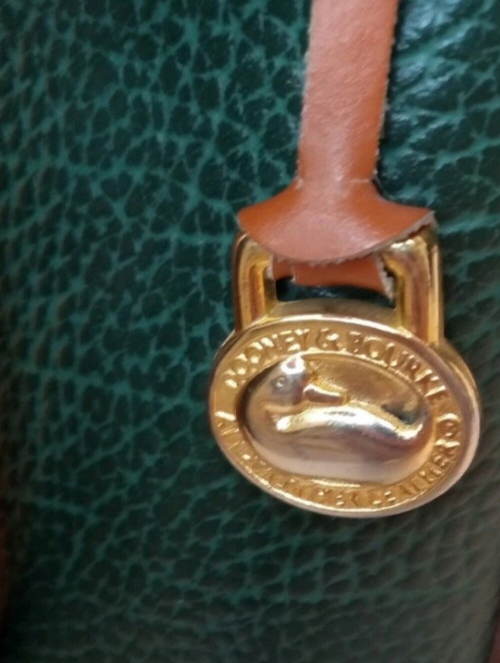 Vintage Dooney & Bourke Bag Green Has Flaws See Pictures - Picture 6 of 9